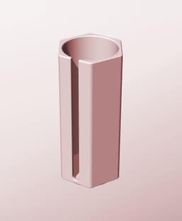CH68-180-S Modular slotted component container modern decor 3d model