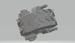 FHW: Mono wheel Prototype Weaponized v1 simple print 3d model