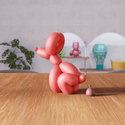 Humorous Balloon Dog – Funny Desk Decor 3d model