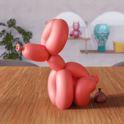Humorous Balloon Dog – Funny Desk Decor 3d model