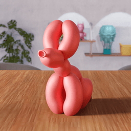 Humorous Balloon Dog – Funny Desk Decor 3d model