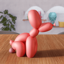 Humorous Balloon Dog – Funny Desk Decor 3d model