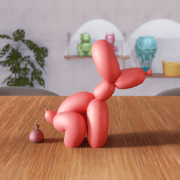Humorous Balloon Dog – Funny Desk Decor 3d model