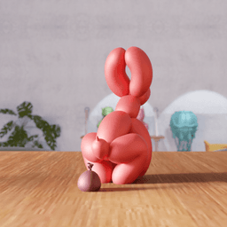 Humorous Balloon Dog – Funny Desk Decor 3d model