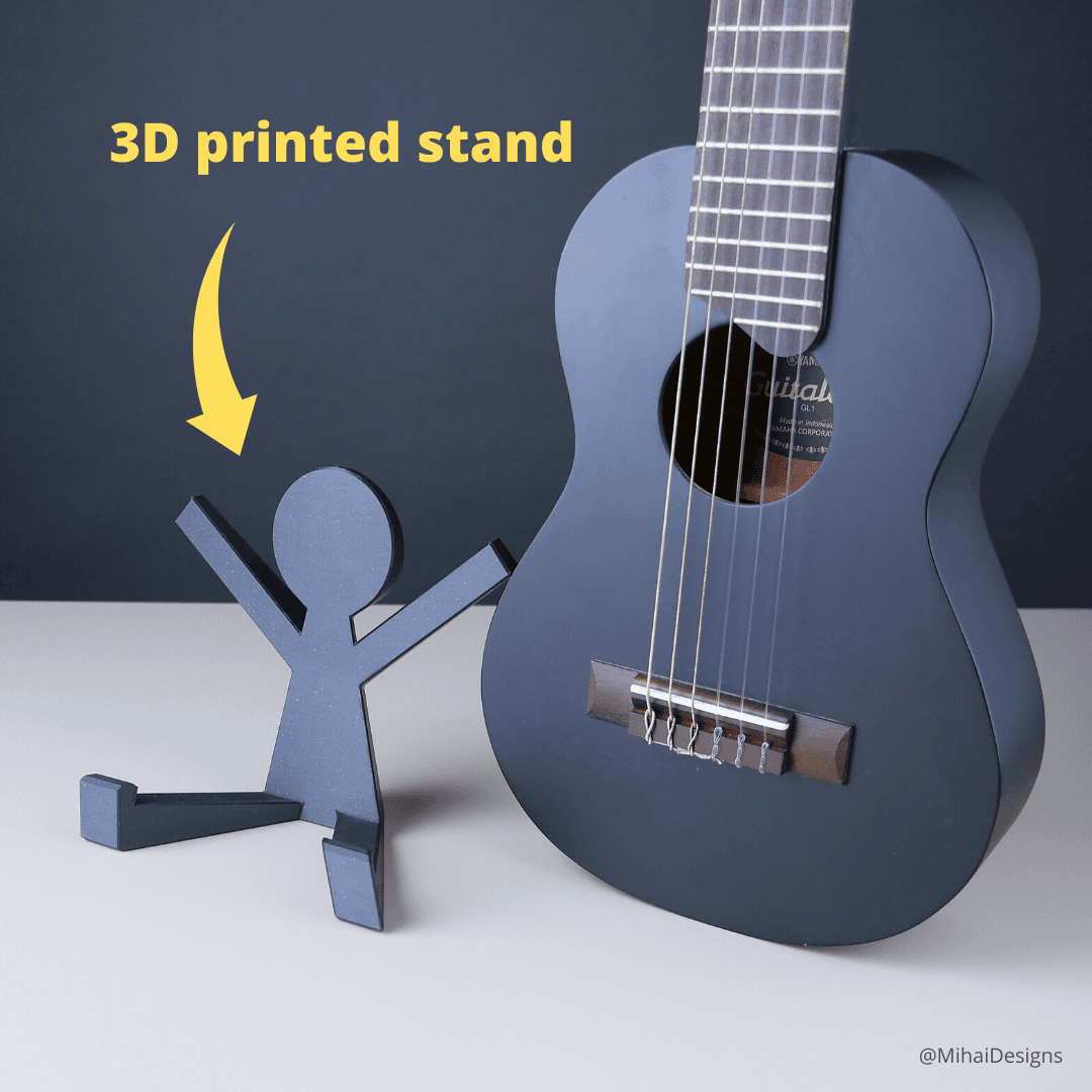 Guitalele Stand - Watch it in action https://www.youtube.com/watch?v=B4aPmMSBe0Y
Check my other projects https://mihaidesigns.com - 3d model