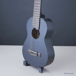 Guitalele Stand - Watch it in action https://www.youtube.com/watch?v=B4aPmMSBe0Y

Check my other projects https://mihaidesigns.com
