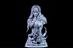 Enchantress bust (Pre-Supported) 3d model