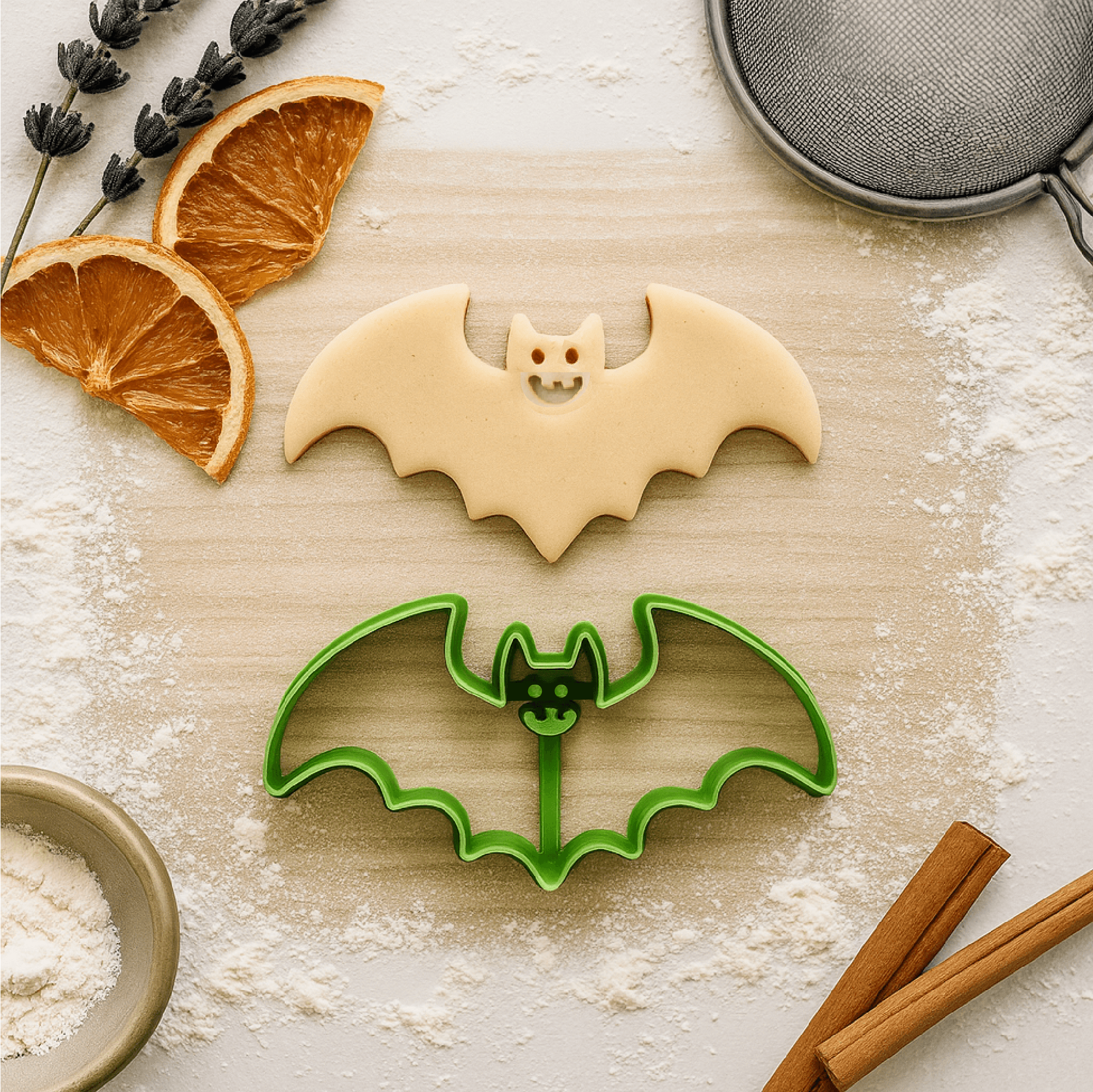 Halloween Bat Cookie Cutter, Halloween Surprise & Gift, Halloween Party Accessories 3d model