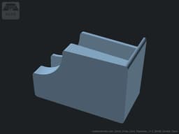 Quick Draw Card Dispenser - Fully Customizable Deck Holder or Caddy for Playing Cards 3d model