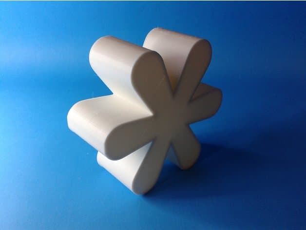 Asterix symbol, nestable box (v1) 3d model