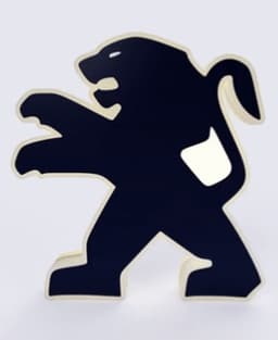 Peugeot LED Sign – Ideal for Auto Lovers 3d model