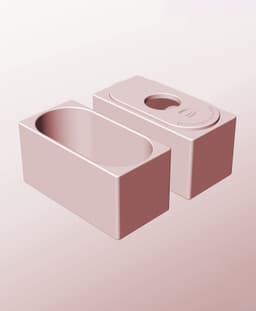 CX68-75-P Stackable pierced component box for creative makers 3d model