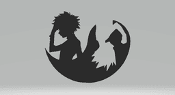 Killua e Gon 2D Anime Hunter vs Hunter .stl 3d model