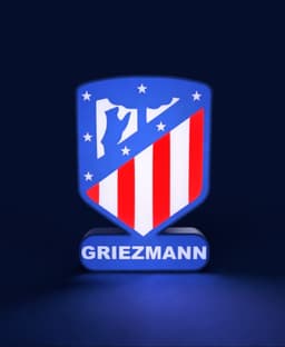Atlético Madrid Sign - LED Strip Compatible 3d model