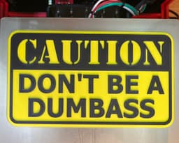 Caution Sign 3d model