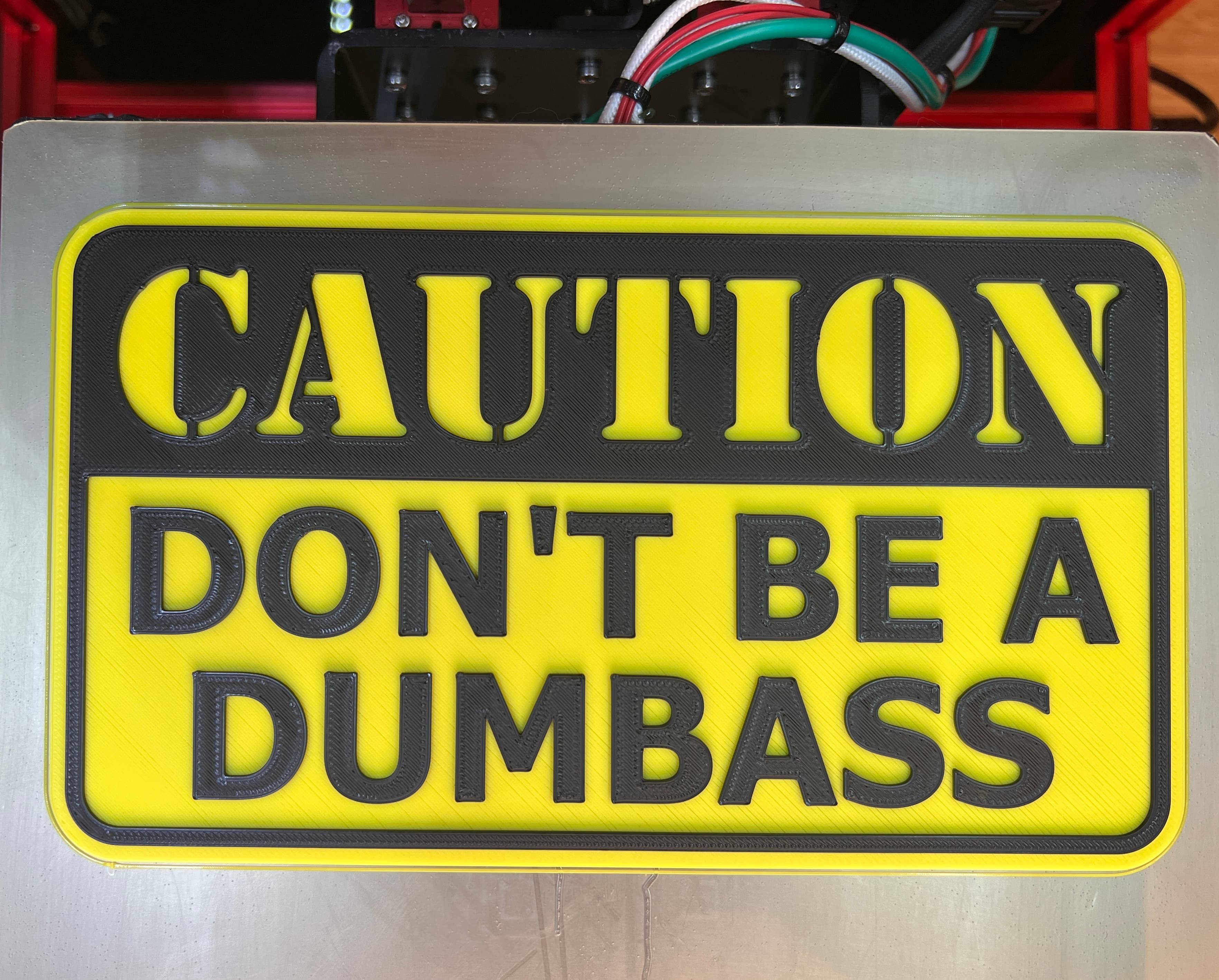 Caution Sign 3d model
