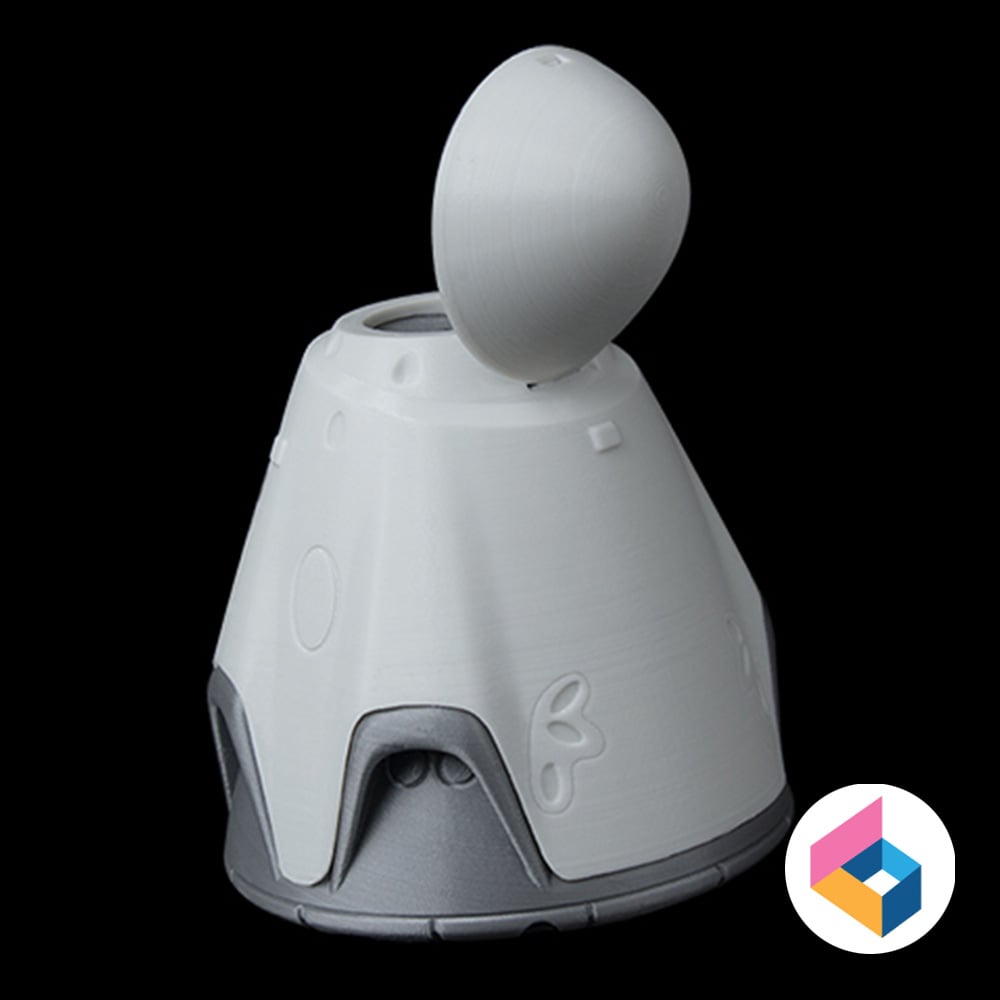 SpaceX Crew Dragon & Trunk 3d model