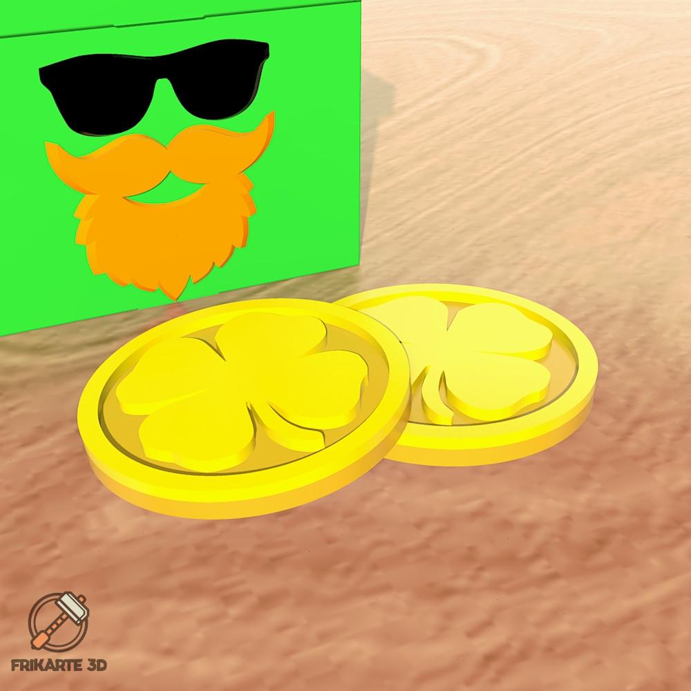 Saint Patrick's Coin 3d model