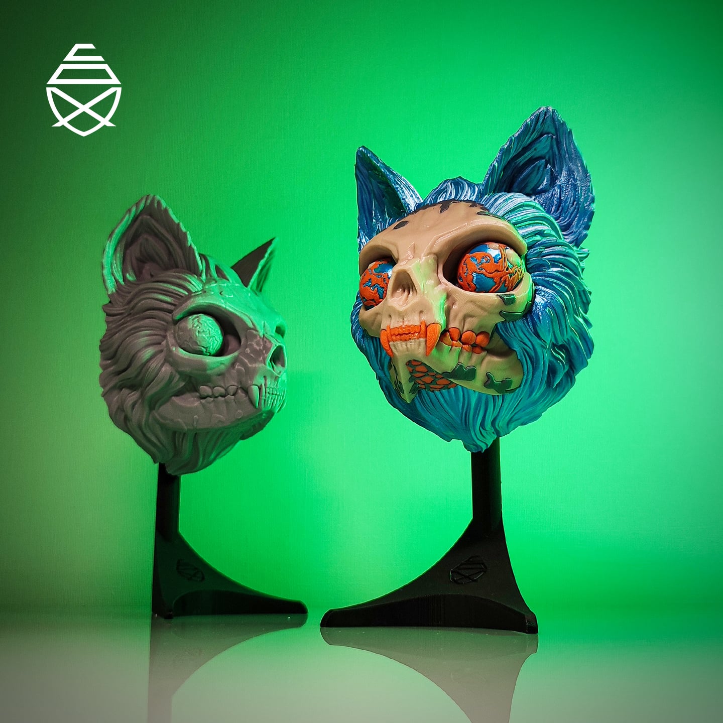 Mewskull 3d model