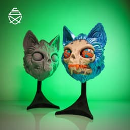 Mewskull 3d model