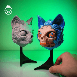 Mewskull 3d model