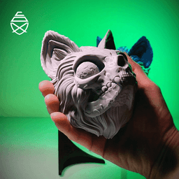 Mewskull 3d model