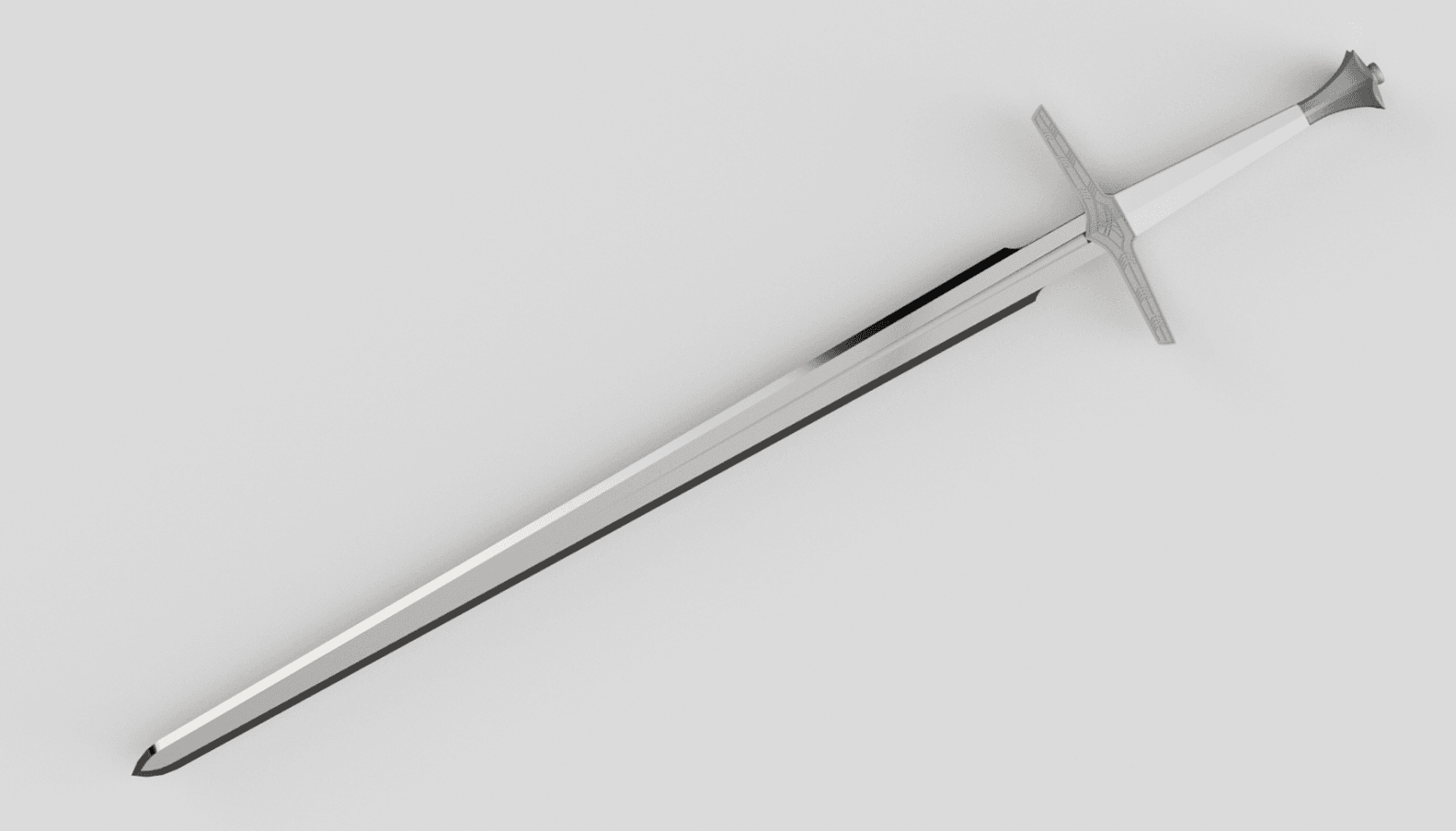 Silvers sword of the witcher  3d model