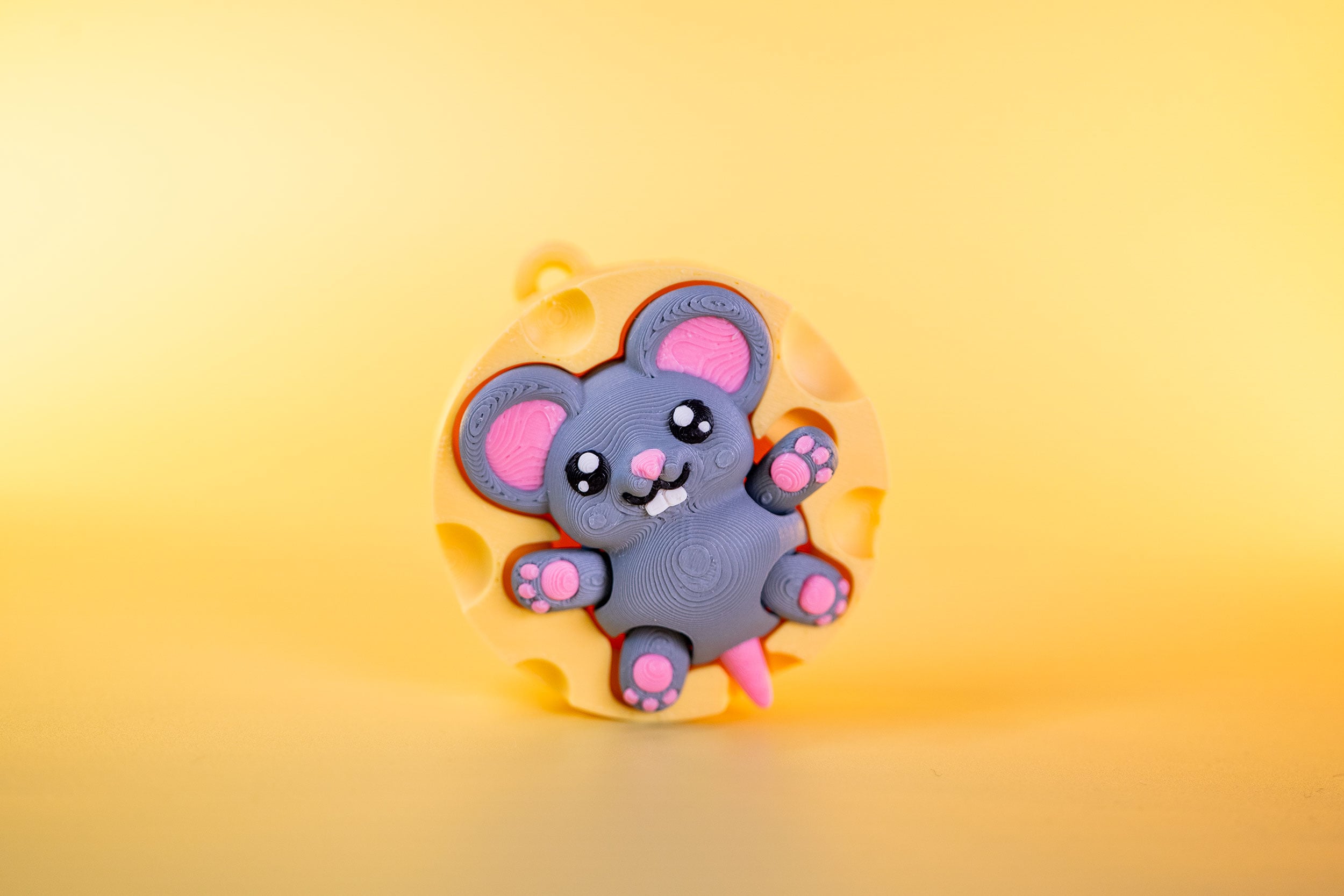 Clicky Mouse in Cheese Fidget | Subscriber Exclusive 3d model
