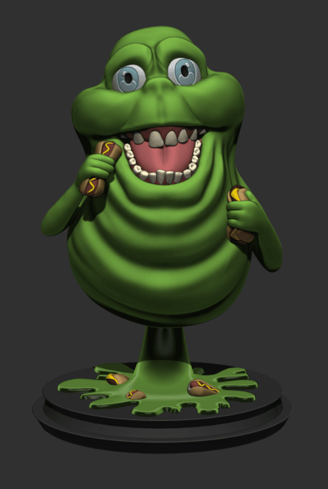 Little Big Head- Slimer (Ghostbusters) 3d model