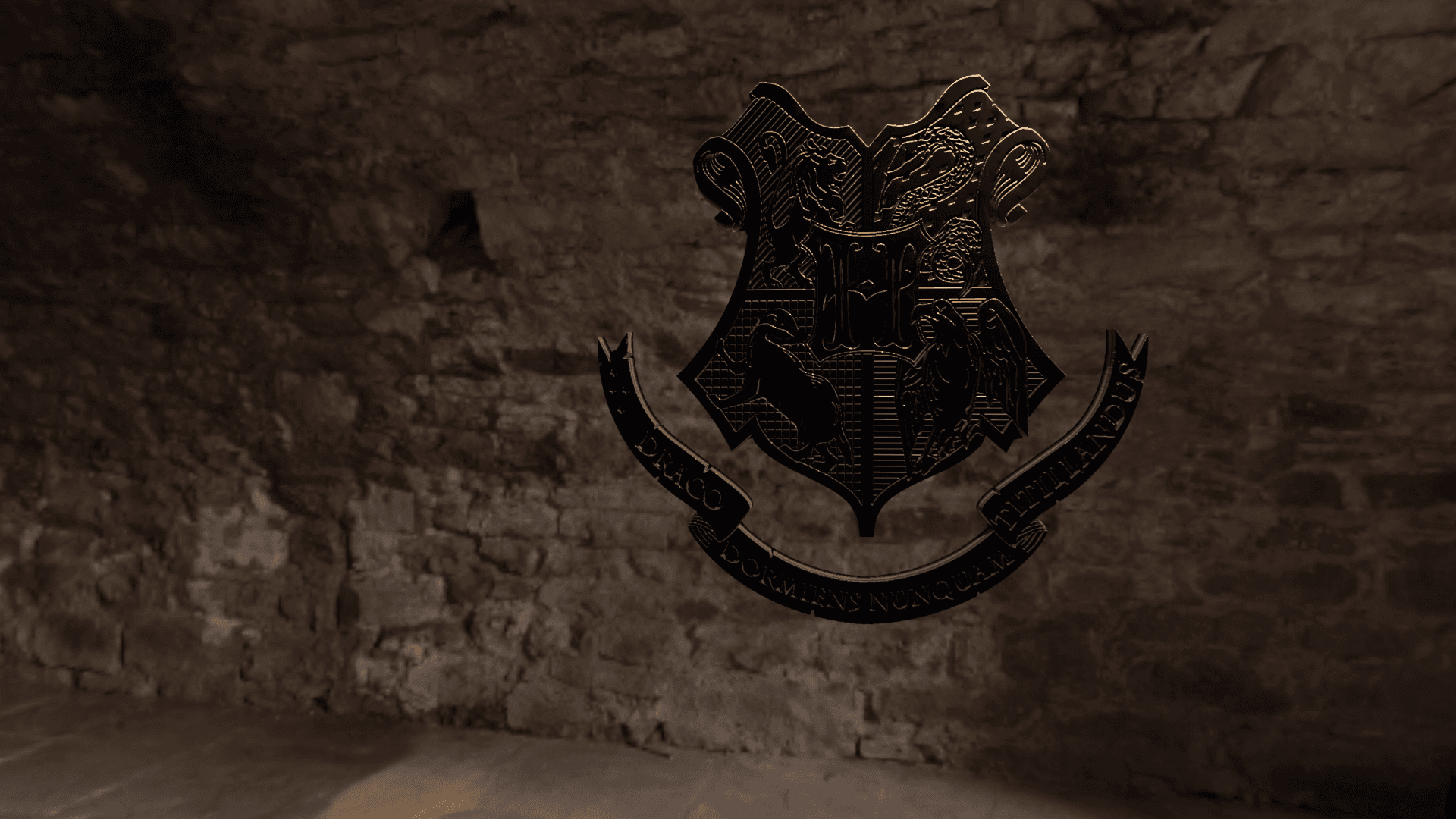 Hogwarts Crest for 3D printing 3d model