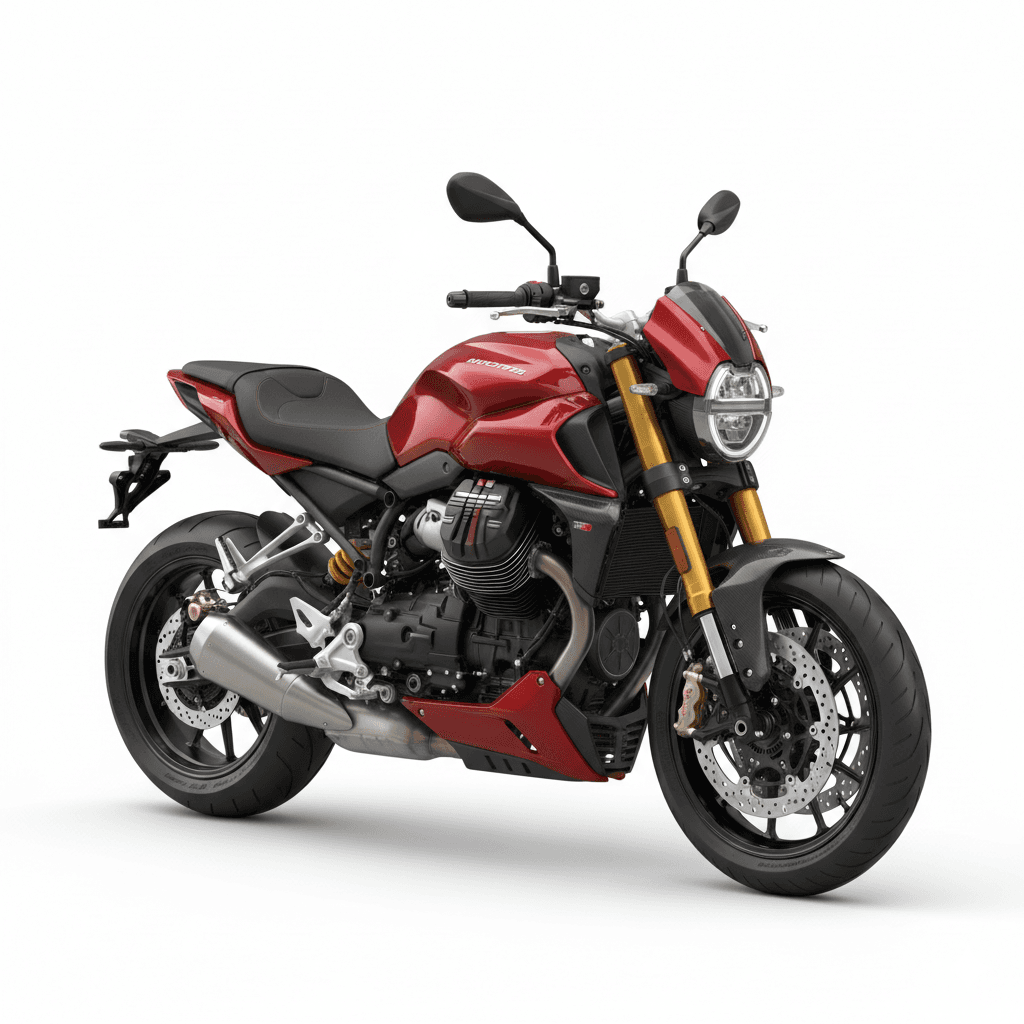 Moto Guzzi V100 Mandello Sport Touring Motorcycle 3d model
