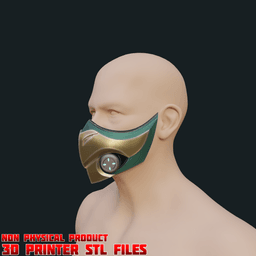 Mizuki Cosplay Mask from Overwatch 2 3d model