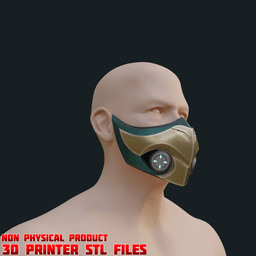 Mizuki Cosplay Mask from Overwatch 2 3d model