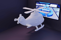 Helicoptero cartoon guerra.stl 3d model