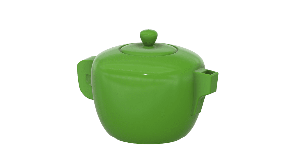 Jade Tea Pot 3d model