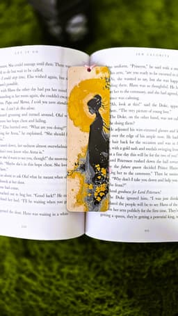 Beneath the Willow Veil – A Soft Wind, a Silent Page Marker 3d model