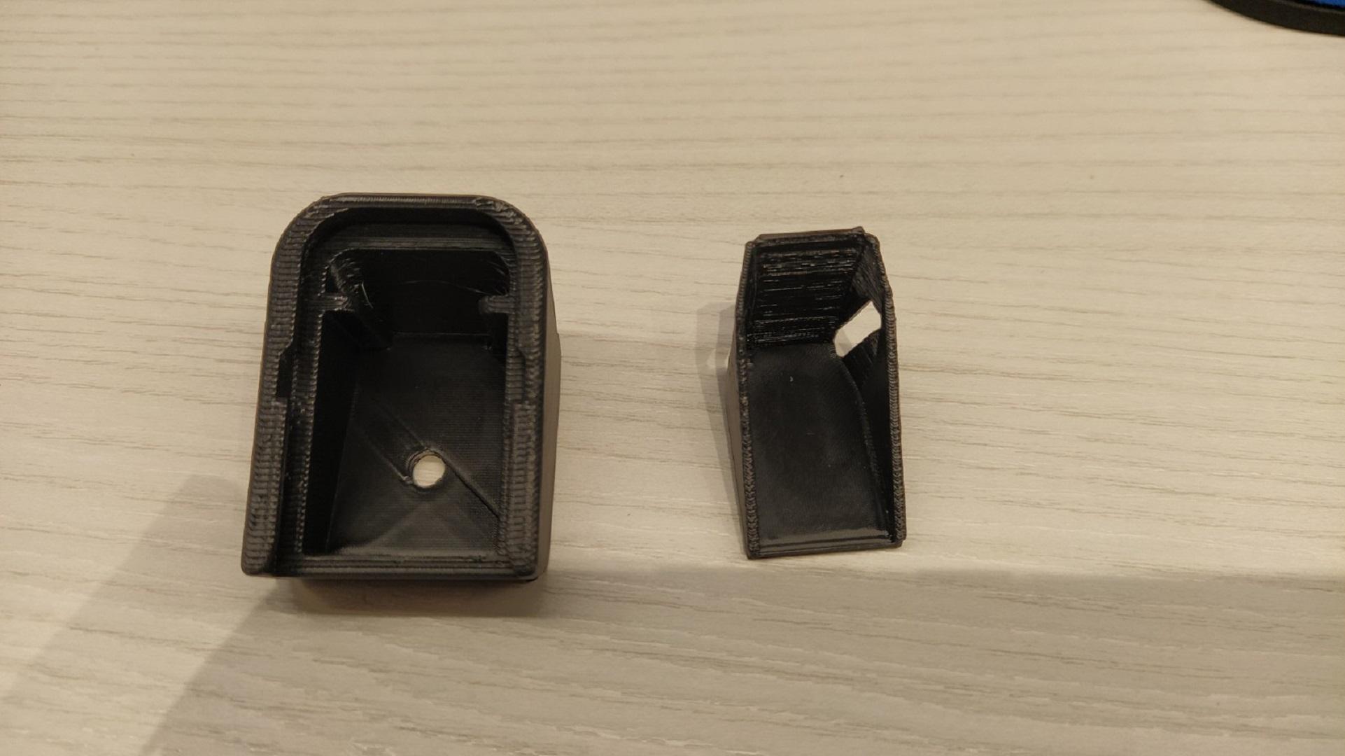 GLOCK PLUS 2 MAGAZINE EXTENSION AND INSERT 3d model