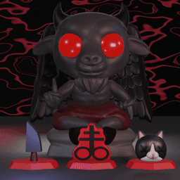 TBOI - The Binding Of Isaac Baphomet | Chibi / Kawaii Baphomet 3d model