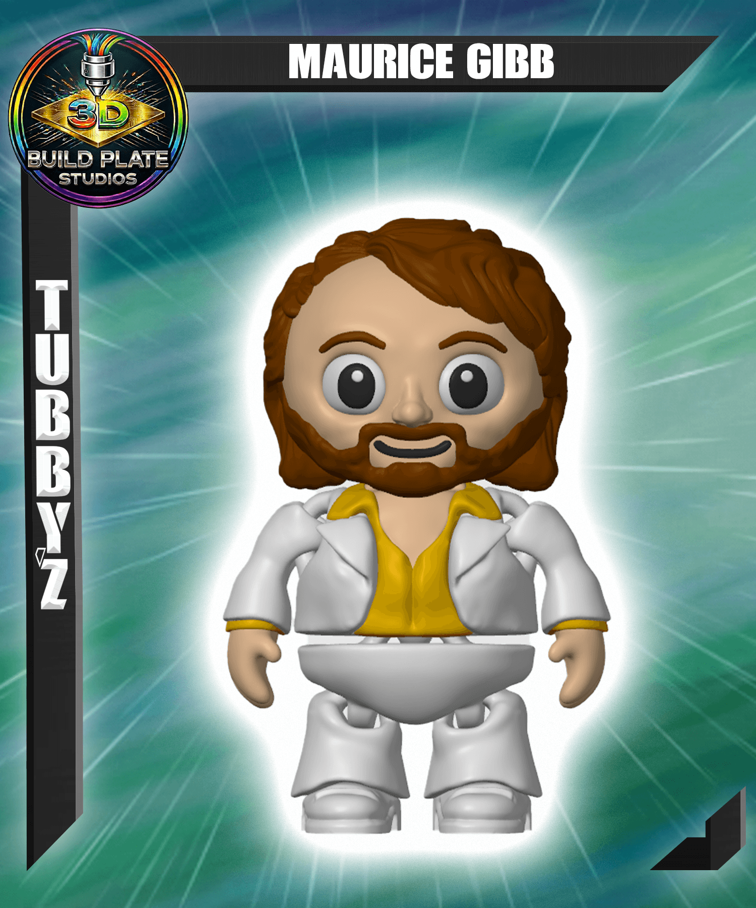Music The Beegees Maurice Gibb.3mf 3d model