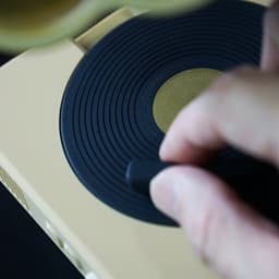 Gramophone Coaster Set 3d model