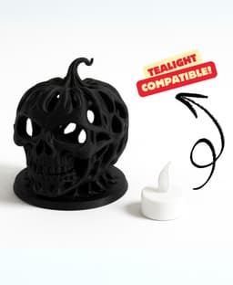 VORONOI SKELETON PUMPKIN HEAD / HALLOWEENDECOR / HOMEDECOR 3d model