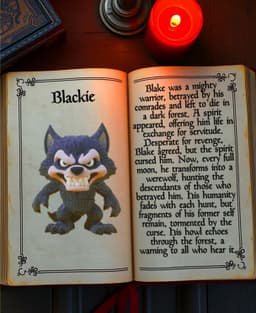 Blackie Werewolf 3d model
