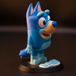Bluey - Fan art - Full Color 3d model