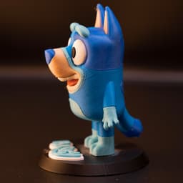 Bluey - Fan art - Full Color 3d model