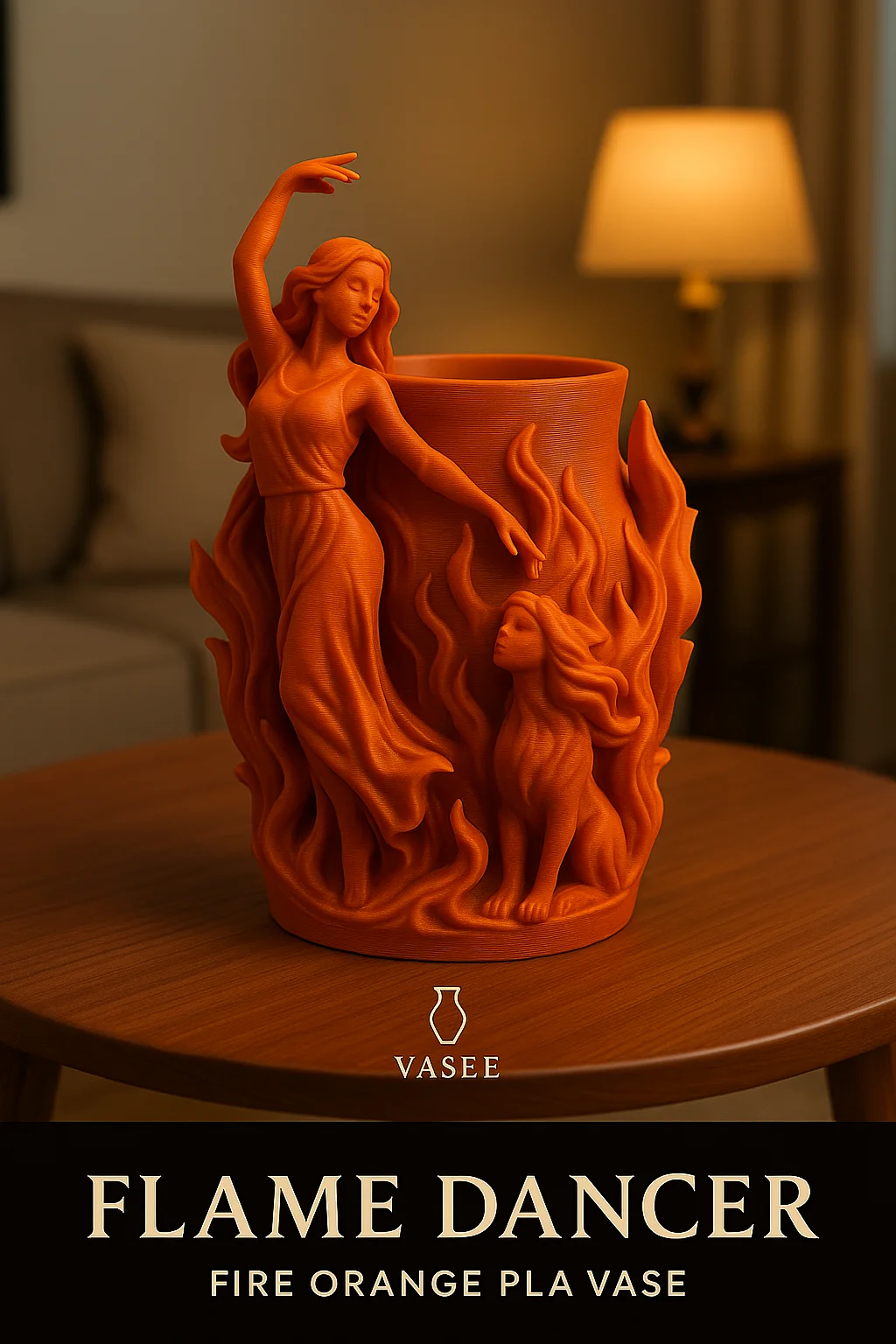 Female-shaped vase art organizer for soft beauty 3d model