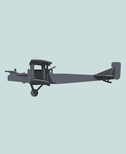 1:144 Gotha G.II 3d model