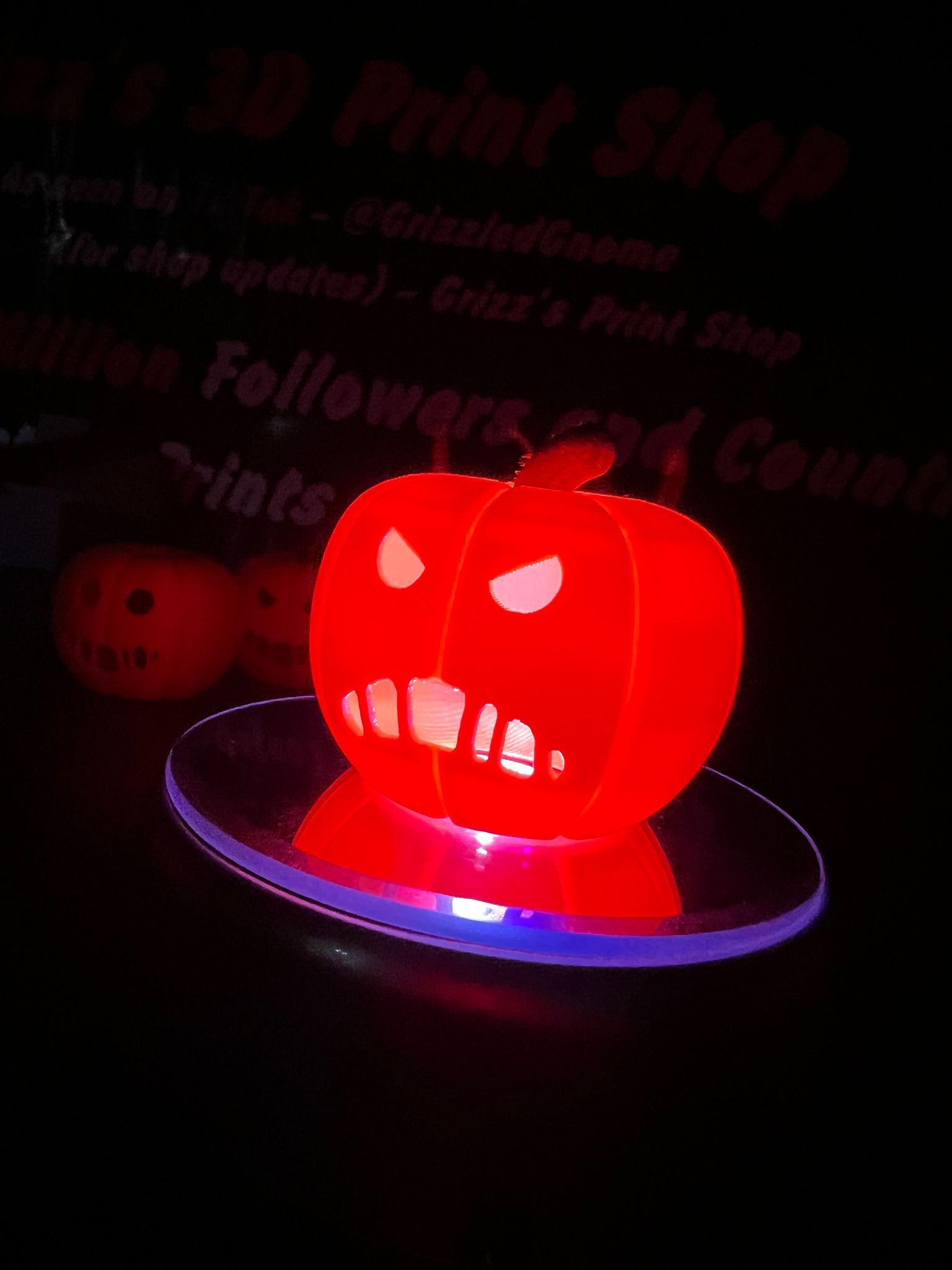 Tea light Jack o lantern - Really Angry Melty 3d model