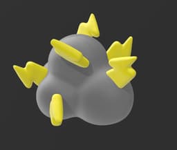 Storm Cloud and Box for Dragons - 2 Versions 3d model