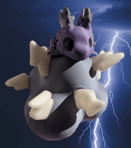 Storm Cloud and Box for Dragons - 2 Versions 3d model