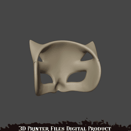 Mercy Panther Cosplay Mask OverWatch 2 Persona Colab 3d model
